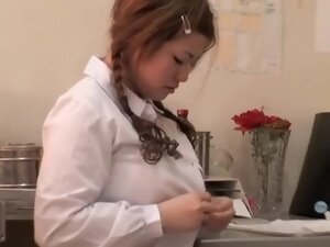 Shino gets a tits examination at the gynecological clinic