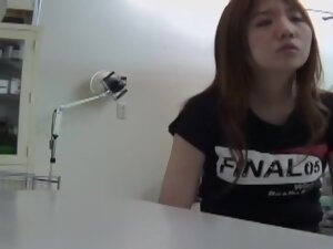 Teen bitch from Japan made her gynecologist very horny