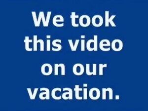 White guy and his asian gf vacation sextape
